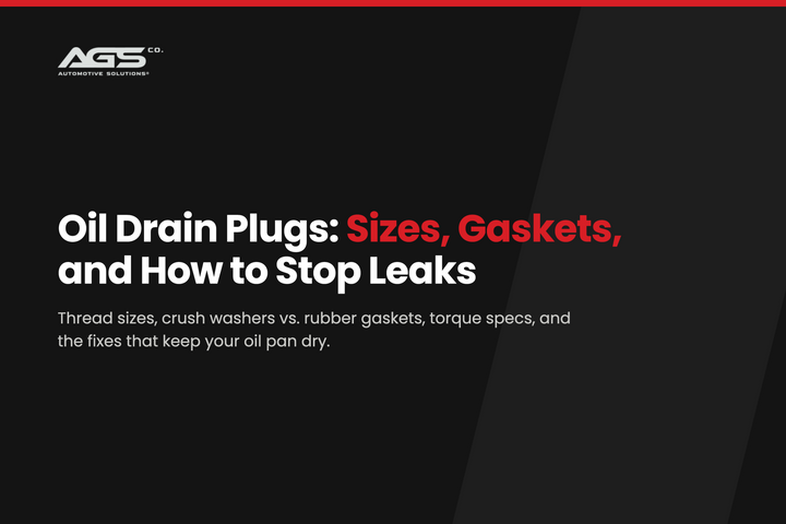 Oil Drain Plugs: Sizes, Gaskets, and How to Stop Leaks