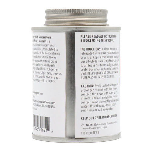 Cerami-Glyde High Temperature Brake Lubricant - 8oz Brush Top