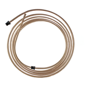 EZ-Fit Nickel Copper Brake Line - 1/4" x 135", (7/16-24 I)(1/2-20 I)