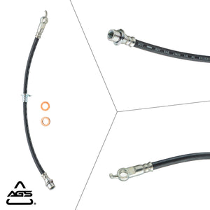 2004-2010 Lexus RX330, Lexus RX350 +2 More Front Right Rubber Brake Hose | AGS-KT30197