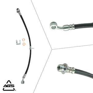 2001-2005 Honda Civic Front Left Rubber Brake Hose | AGS-KT40462