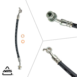 2011-2016 Hyundai Azera, Hyundai Sonata +2 More Rear Left Rubber Brake Hose | AGS-KT40860N
