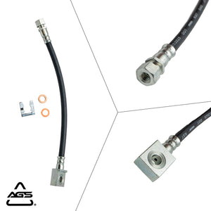 2004-2008 Ford F-150, Ford Lobo +1 More Rear Left Rubber Brake Hose | AGS-KT60210M
