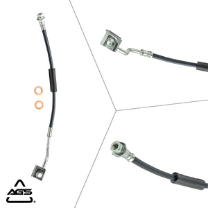 1990-1996 Ford Bronco & F-150 Front Right Rubber Brake Hose | AGS-KT60577