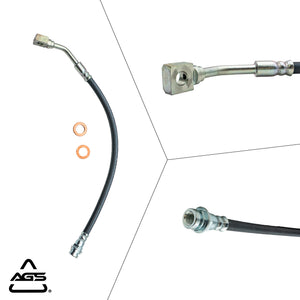 1997-2009 Multi-Vehicle Application Front Rubber Brake Hose | AGS-KT70098