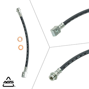 1991-2005 Multi-Vehicle Application Front & Rear Rubber Brake Hose | AGS-KT70117