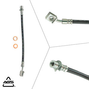 2007-2014 Multi-Vehicle Application Rear Left Rubber Brake Hose | AGS-KT70176