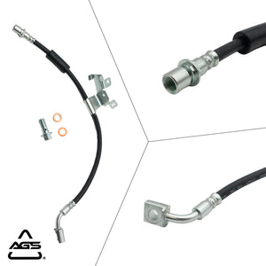 2007-2020 Multi-Vehicle Application Front Left Rubber Brake Hose | AGS-KT70183N