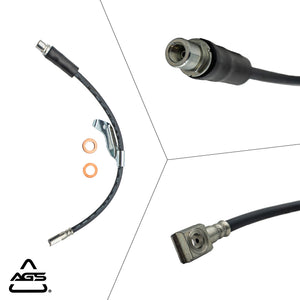 2003-2007 Chevrolet Equinox, Pontiac Torrent +1 More Front Right Rubber Brake Hose | AGS-KT70538