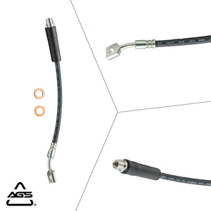 2004-2012 Chevrolet Malibu, Pontiac G6 +2 More Rear Rubber Brake Hose | AGS-KT70545