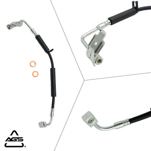 2007-2010 Jeep Wrangler Front Right Rubber Brake Hose | AGS-KT80360
