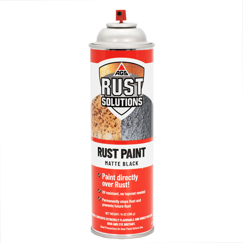 Matte Black Rust Paint Aerosol 14oz.