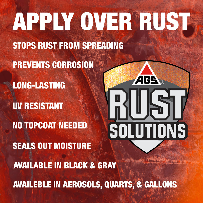 Matte Black Rust Paint Aerosol 14oz.