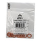 Copper Washers, 10mm ID, 16mm OD
