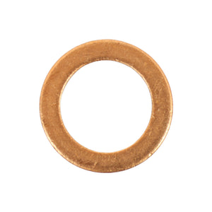 Copper Washers, 9/16" ID, 13/16" OD, Bag of 10