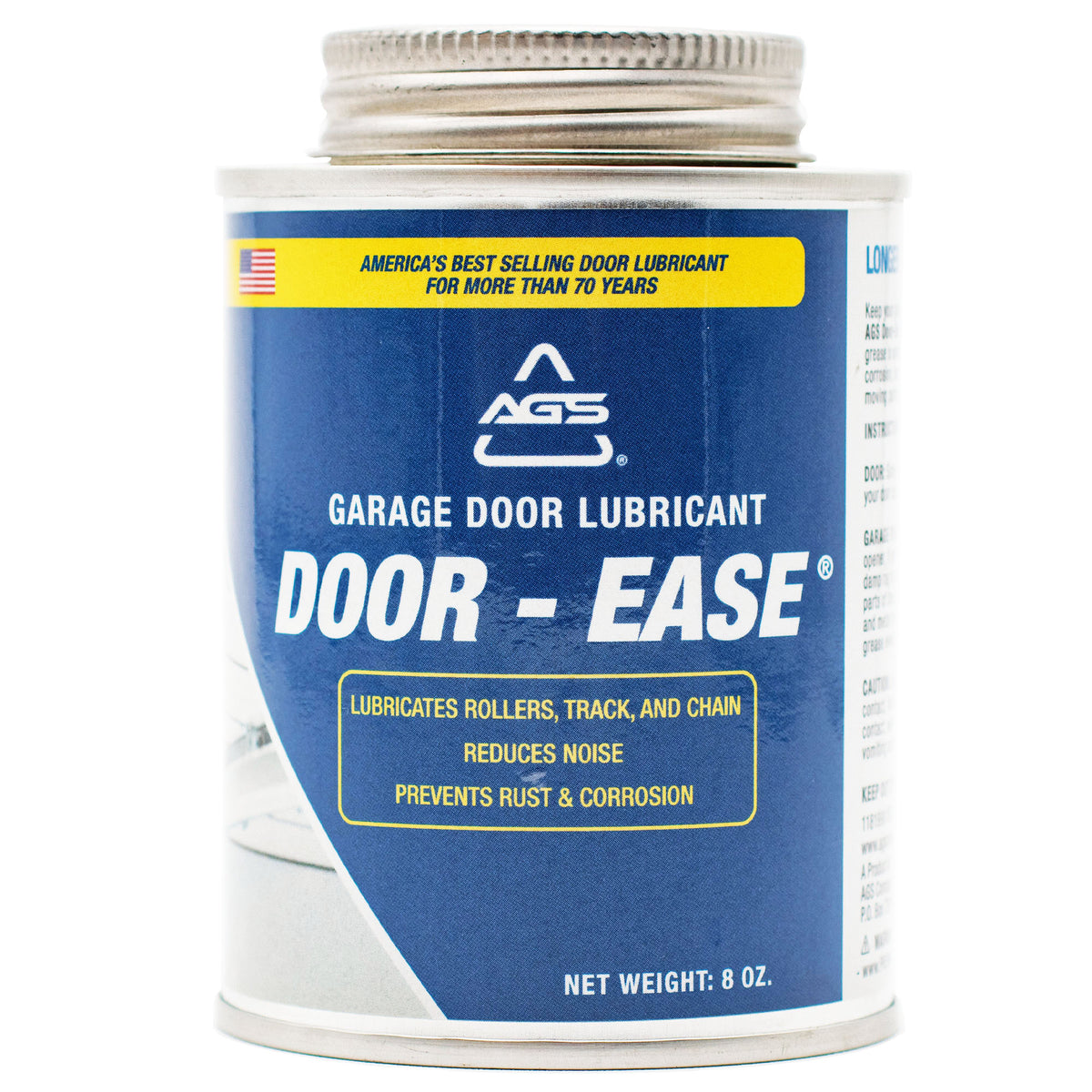 DOOR-EASE GARAGE DOOR LUBRICANT - 8OZ BRUSH TOP | AGS DOOR-EASE GARAGE DOOR LUBRICANT - 8OZ BRUSH TOP | AGS