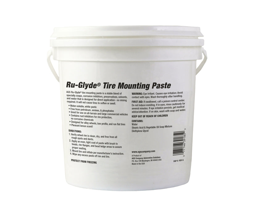 Ru-Glyde Tire Mounting Paste, Pail, 8 lb