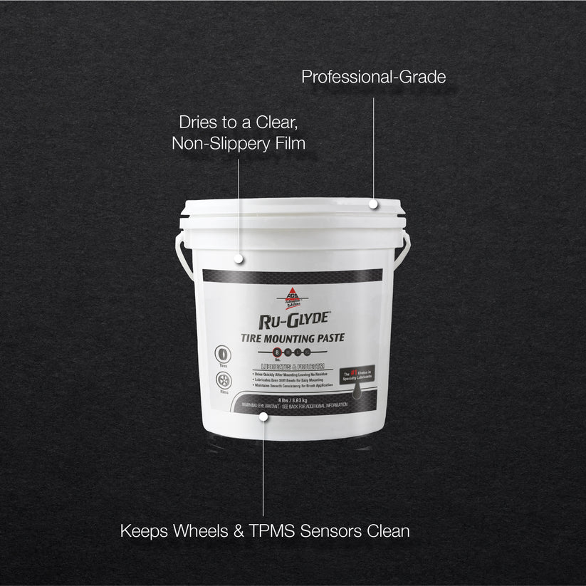 Ru-Glyde Tire Mounting Paste, Pail, 8 lb