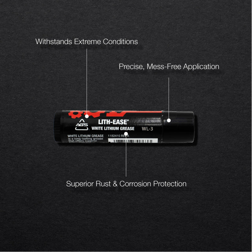 White Lithium Grease, .15 oz Plastic Tube.