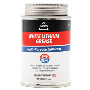 White Lithium Grease, 4oz Brush Top Can