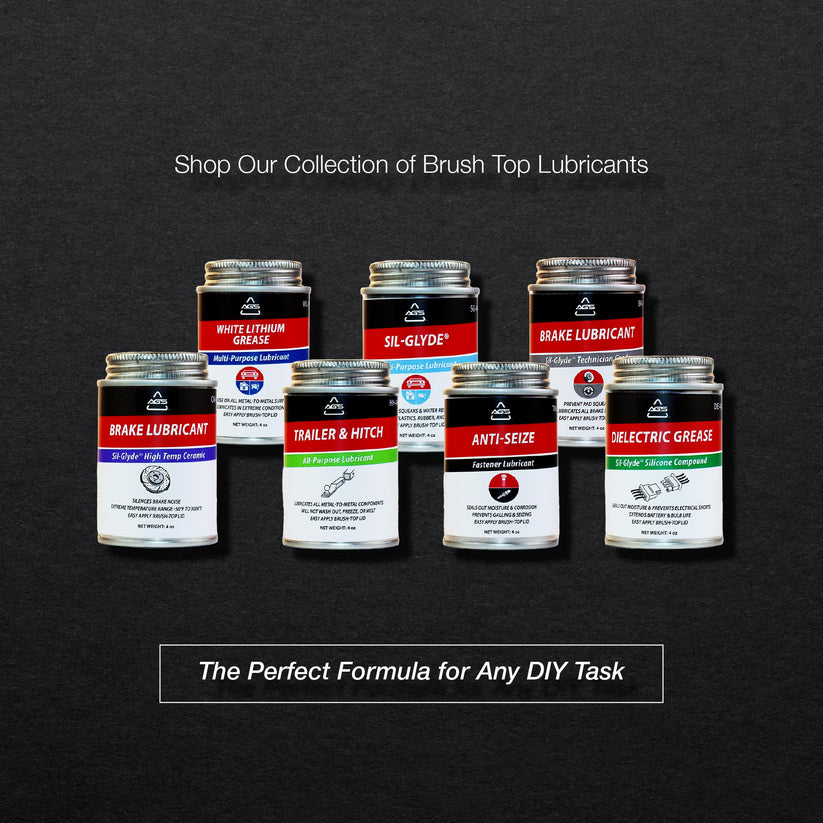 White Lithium Grease, 4oz Brush Top Can