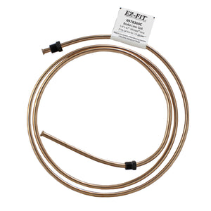 EZ-Fit Nickel Copper Brake Line - 1/4" x 67", (7/16-24 I)(1/2-20 I)