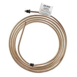 EZ-Fit Nickel Copper Brake Line - 1/4" x 127", (7/16-24 I)(1/2-20 I)