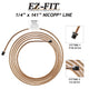 EZ-Fit Nickel Copper Brake Line - 1/4" x 141", (7/16-24 I)(1/2-20 I)