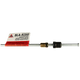 Steel Brake Line Adapter, 3/16" x 8" (3/8-24 Inverted)(1/2-20 Inverted)