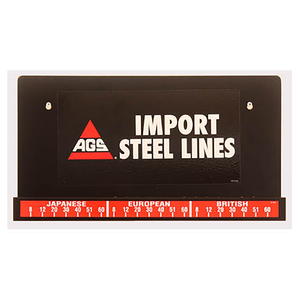 Wall Display, Steel Brake Lines Import, No Lines