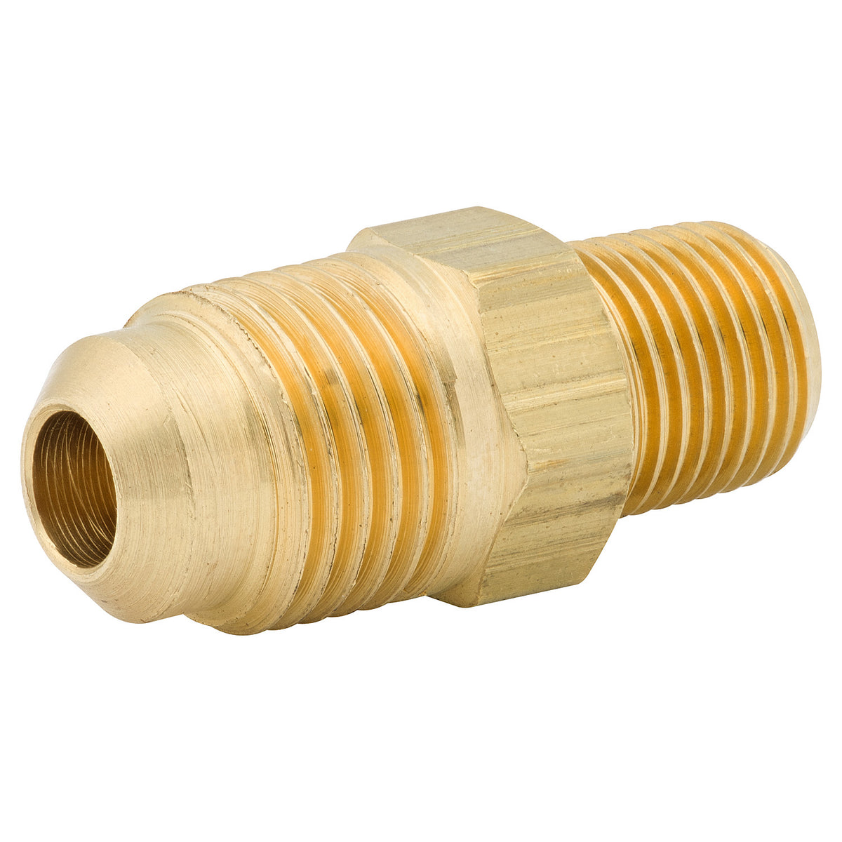 Western Enterprises 132 Brass Adaptor - 1/8 NPT Male To A Size Oxygen Fitting | USA Made