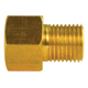 Brass Adapter, Female(7/16-24 Inverted), Male(1/2-20 Inverted)