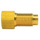 Brass Adapter, Female(3/8-24 Inverted), Male(M10x1.0 Inverted)