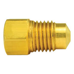 Brass Adapter, Female(3/8-24 Inverted), Male(M13x1.5 Bubble)