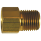 Brass Connector, Female(3/8-24 Inverted), Male(1/8-27 NPTF)
