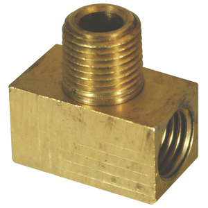 Brass Brake Line Union 3/8" (5/8-18 Inverted)