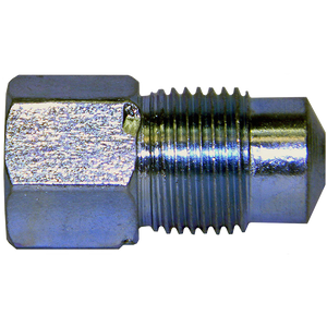 Steel Adapter, Female(3/8-24 Bubble), Male(M12x1.0 Bubble)