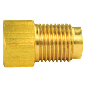 Adapter, Brass, F(3/8-24 I), M(7/16-24 I), Box of 100