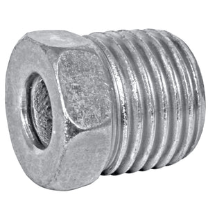 Stainless Steel Tube Nut 1/4" (9/16-18 Inverted)
