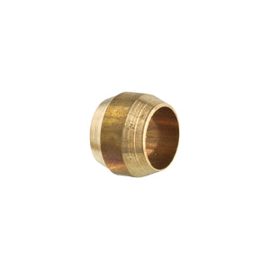 Brass Compression Sleeve 1/4" – Bag of 10