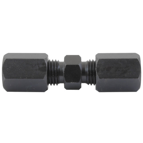 Union Compression, High Pressure, Black Oxide Coated Steel, 1/4, Card of 1