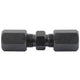 Union Compression, High Pressure, Black Oxide Coated Steel, 1/4, Card of 1