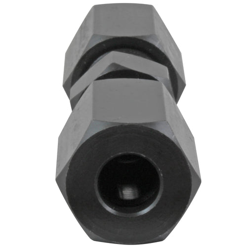 Union Compression, High Pressure, Black Oxide Coated Steel, 1/4, Card of 1