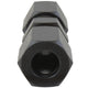 Union Compression, High Pressure, Black Oxide Coated Steel, 3/8