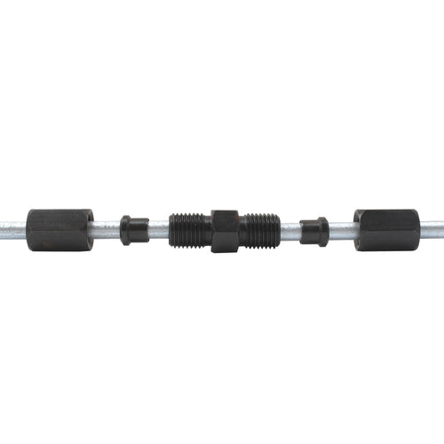 Union Compression, High Pressure, Black Oxide Coated Steel, 3/8