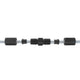 Union Compression, High Pressure, Black Oxide Coated Steel, 3/8