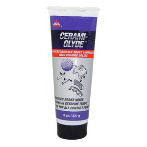 Cerami-Glyde Silicone Brake Lubricant, Tube, 8 oz