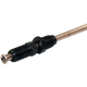 NiCopp Brake Line Adapter, 3/16" x 8" (3/8-24 Inverted)(M10x1.0 Bubble)