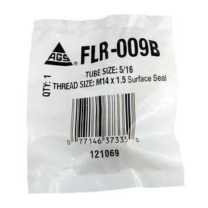 Steel Tube Nut 5/16" (M14x1.5 Surface Seal)