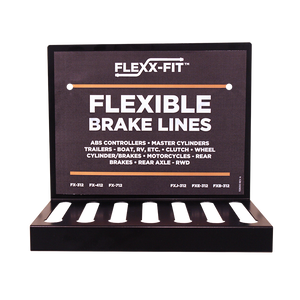 Wall Display, FLEXX-FIT Brake Lines, Empty